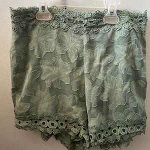 NWT Mint green light weight shorts